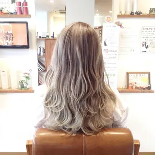 セミロング カラー 辨天 勇介のヘアスタイル