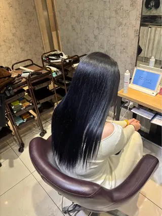 髪質改善 💠 韓国風うる艶/シオリのヘアスタイル