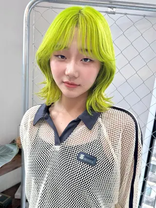 ロング カラー パーマ ヘアアレンジ メンズ キッズ 💖オタク美容師 ꒰ঌ♡モモ♡໒꒱のヘアスタイル