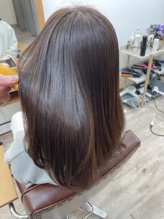 セミロング 【赤坂】髪質改善✨ 矢口嵩人のヘアスタイル