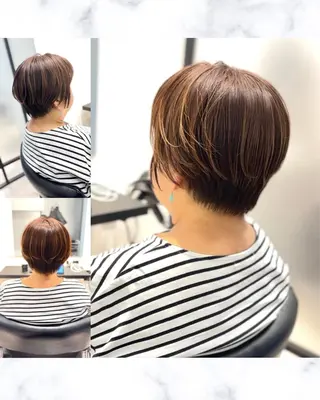 ショート カラー ショートヘア、ボブ こやさん　コヤマのヘアスタイル