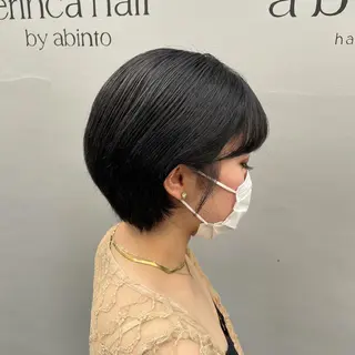 ショート ツヤカラー🫧Sae ネイルモデル募集中のヘアスタイル