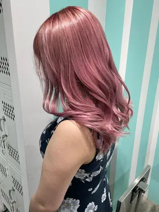ロング 原 千景のヘアスタイル