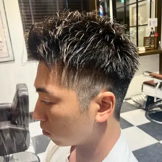 ショート メンズ 個性派/ハイトーン ✨✨　稲吉菜々美のヘアスタイル