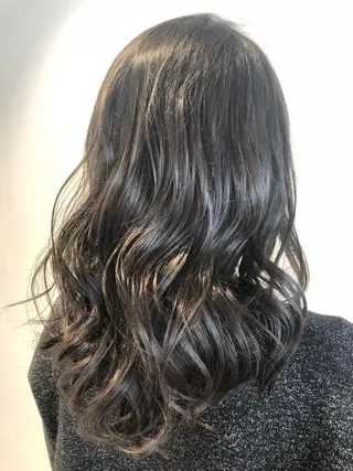 ロング カラー パーマ ヘアアレンジ レイヤー×ヘッドスパ *保田遥*のヘアスタイル