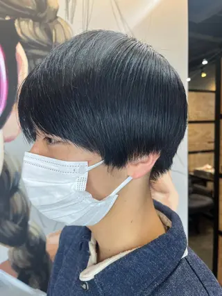 ミディアム カラー パーマ ヘアアレンジ メンズ キッズ ネイル マツエク・マツパ アイブロウ 久木原 ゆりのヘアスタイル