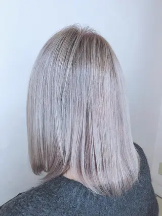 セミロング レイヤー/ハッシュ 渋谷/サッタのヘアスタイル