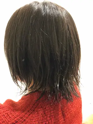 ミディアム 菊池 幹のヘアスタイル