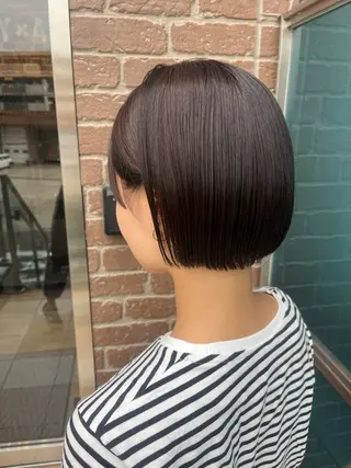 ショート カラー メンズ 久木原 ゆりのヘアスタイル