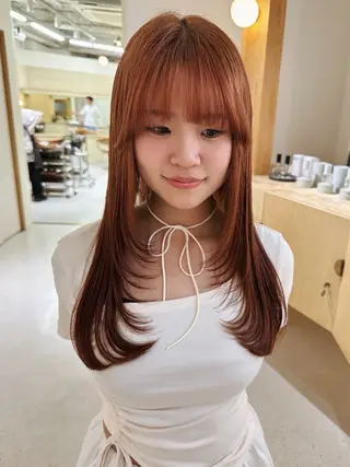 セミロング 小木曽 新大のヘアスタイル