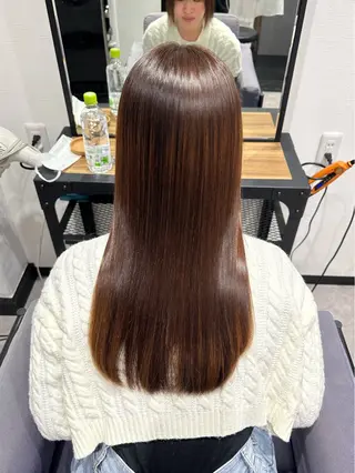 ロング 稲本麻衣 【韓国ヘア】のヘアスタイル
