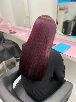 ロング カラー モテ髪ハイトーン🫧 serina🎀池袋のヘアスタイル