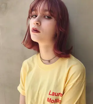 ミディアム 透明感カラー🌿ボブ ✨飛田　ケイのヘアスタイル