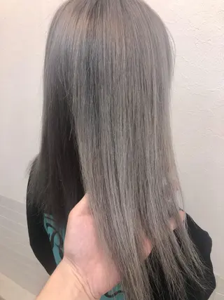 カラー ダブルスキルエクステ /羽エクステ白石宇由のヘアスタイル
