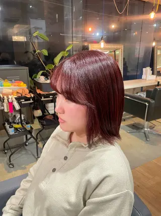 カラー 🎀西川芽依/ 暖色カラー🎀のヘアスタイル