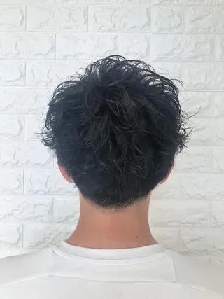 ショート パーマ メンズ 北脇 健治のヘアスタイル