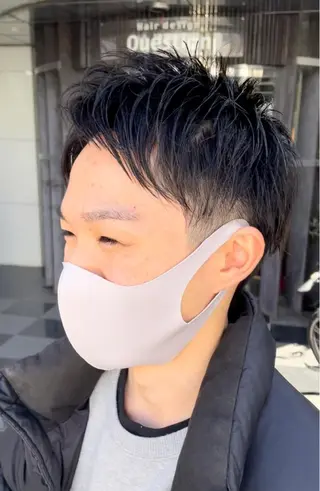ショート メンズ 古指 匠巳のヘアスタイル