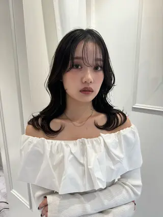 カラー ParveMix🍀 藤原愛未のヘアスタイル