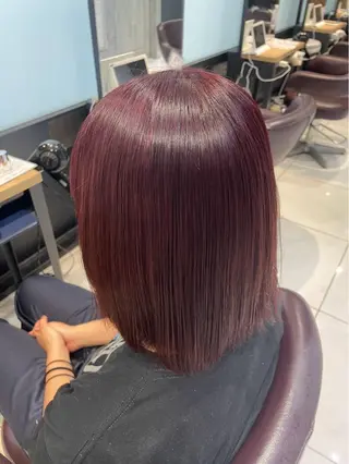 カラー 髪質改善 💠 韓国風うる艶/シオリのヘアスタイル