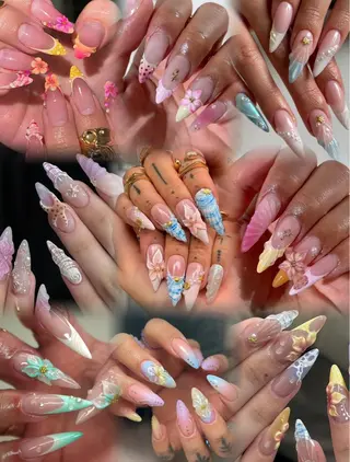 ネイル 長さだし専門店 M2　rikaのネイルデザイン