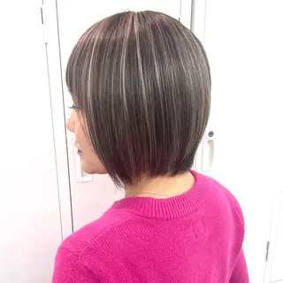 ショート カラー 奥山義進/大宮 /ダブルカラーのヘアスタイル