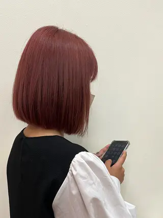 ミディアム カラー 大人メンズパーマ /石川瑠青のヘアスタイル