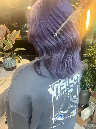 ミディアム カラー 似合わせカット Rinka🌻のヘアスタイル