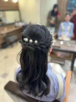 ロング ヘアアレンジ 山本 かおりのヘアスタイル