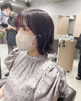 パーマ ボブパーマコテ巻き風 パーマNo1深江秀平のヘアスタイル