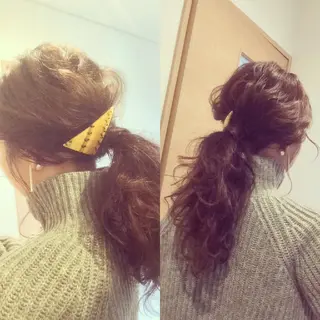 ロング ヘアアレンジ 本間 裕史　のヘアスタイル