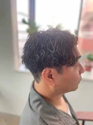 パーマ メンズ HAIRLABO 篠崎空竜のヘアスタイル