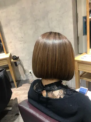 ショート カラー 髪質改善 MAKIのヘアスタイル