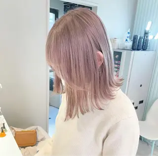 ミディアム 顔周りレイヤー/新宿 /モテ艶カラー/航介のヘアスタイル