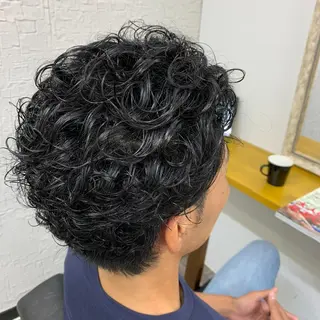 パーマ メンズ 🐶横山 楓真🐶 Rudus新保のヘアスタイル