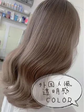 セミロング 🌸星名 萌々🌸 Recharme新保のヘアスタイル