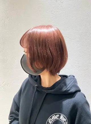 ショート カラー ともや 髪質改善縮毛矯正のヘアスタイル