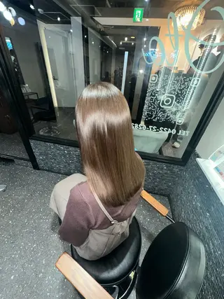 ロング パーマ 髪質改善⭐️縮毛矯正 中野⭐️Rinaのヘアスタイル