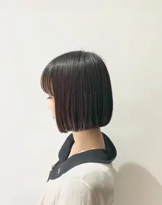 ショート ショート、ボブ/ 川鍋薫のヘアスタイル