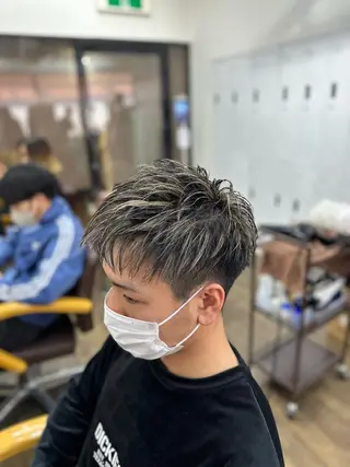 ショート メンズ 髪質改善ストレートo rメンズスタイル今岡のヘアスタイル