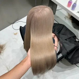 セミロング カラー ✨髪質改善艶カラー✨ リュウトのヘアスタイル