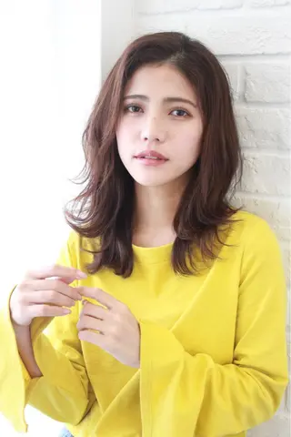 ミディアム 増田 晃士のヘアスタイル