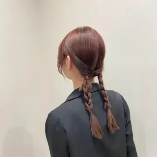 ロング ヘアアレンジ ワタナベ リリコのヘアスタイル