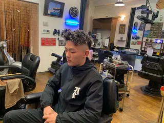 ミディアム カラー パーマ 池田 孝行のヘアスタイル