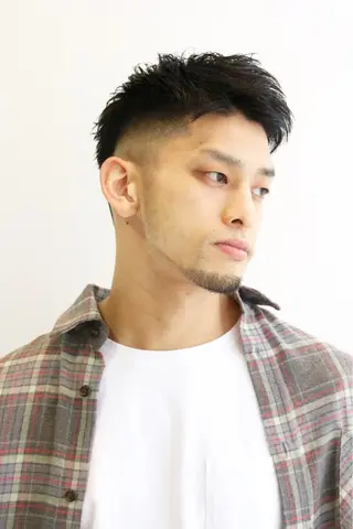 メンズ MIZUHO / ダブルカラー髪質改善のヘアスタイル