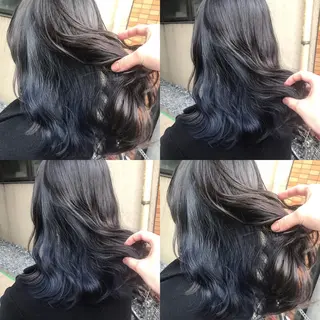 セミロング カラー ヘアアレンジ 縮毛矯正 髪質改善寺坂雄飛💐のヘアスタイル