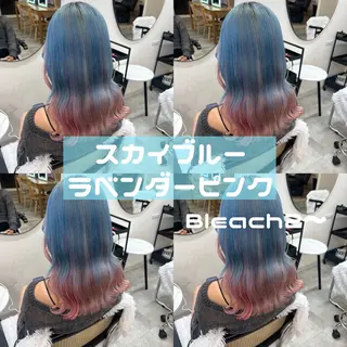 ミディアム カラー 渋谷🩶ハイトーン 🩶FUMUのヘアスタイル