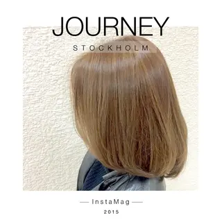 ミディアム セミロング カラー Lyhair🦊🎀 AKIのヘアスタイル