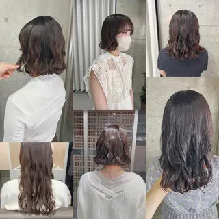 パーマ ボブパーマコテ巻き風 パーマNo1深江秀平のヘアスタイル