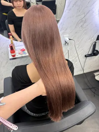 ロング カラー 韓国ヘア🎀 /♡𝓝𝓸𝓪♡のヘアスタイル