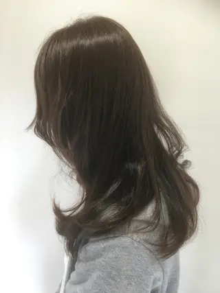 ミディアム セミロング カラー 永井 大希のヘアスタイル